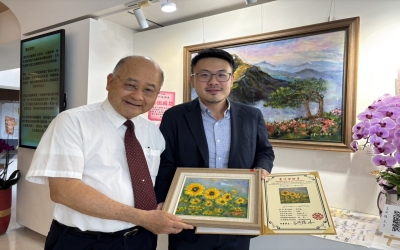 呂阿福公益畫展圓滿成功 留下一段美麗佳話！